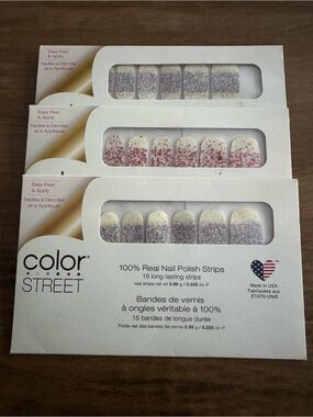 Color Street Nail Strips. 2 - Lavish Lavender. 1 - Love Shack